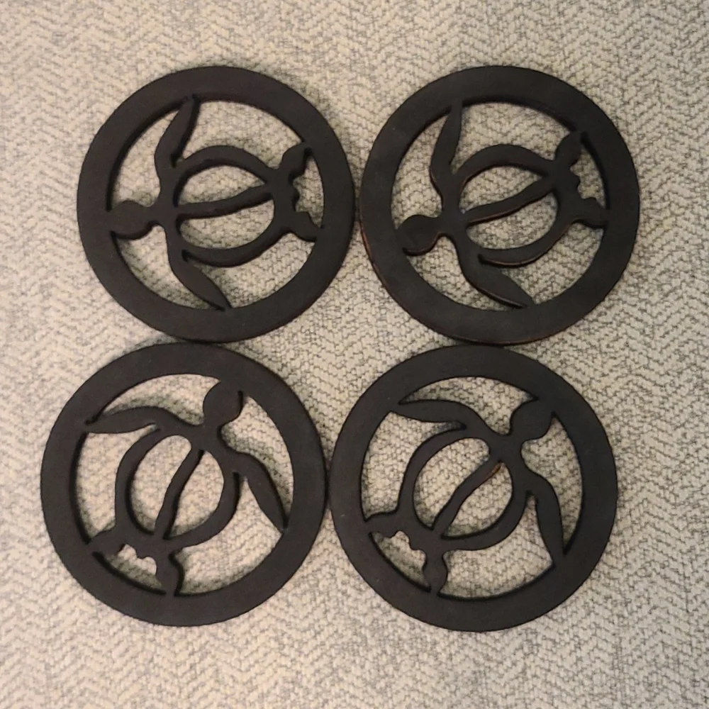 4 Turtle Coasters - Picture 2 of 4